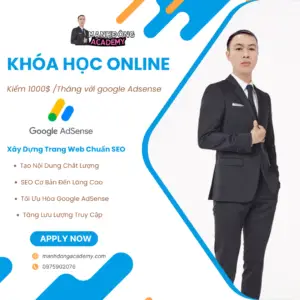 Kiếm 1000$ /Tháng với Google Adsense: Khóa Học Tối Ưu Website WordPress